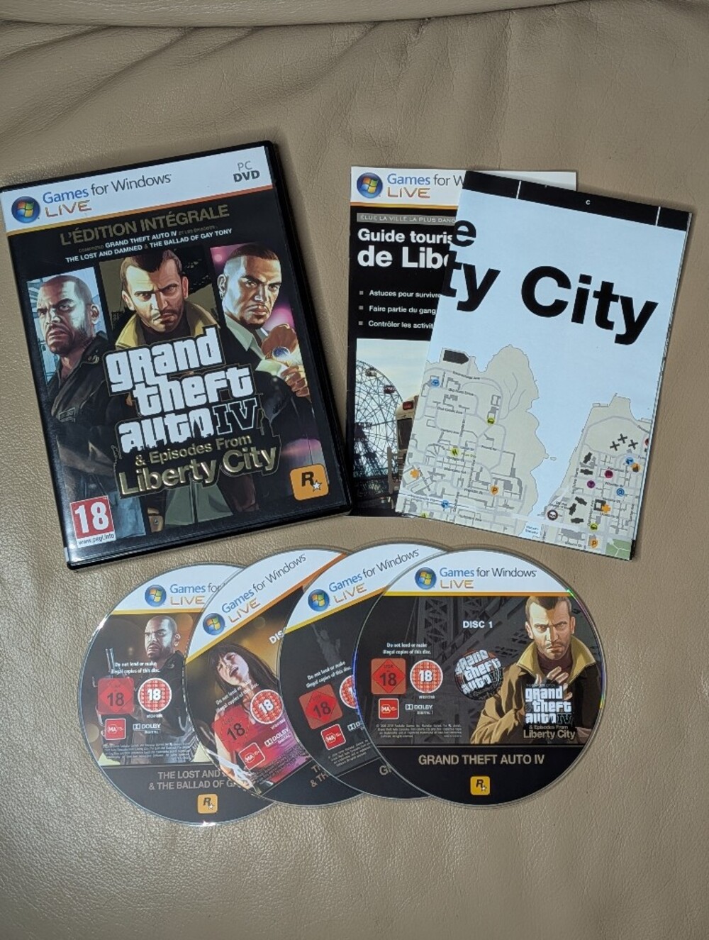 Grand Theft Auto IV & Episodes from Liberty City - PC Windows CIB VG +